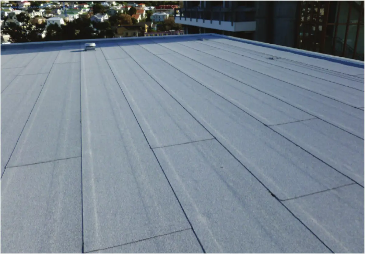 An image of membrane roofing