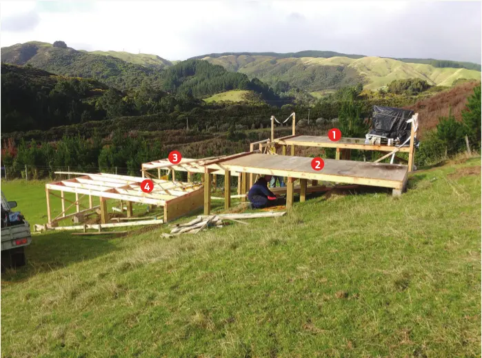 Retrofitting timber house foundations on sloping sites