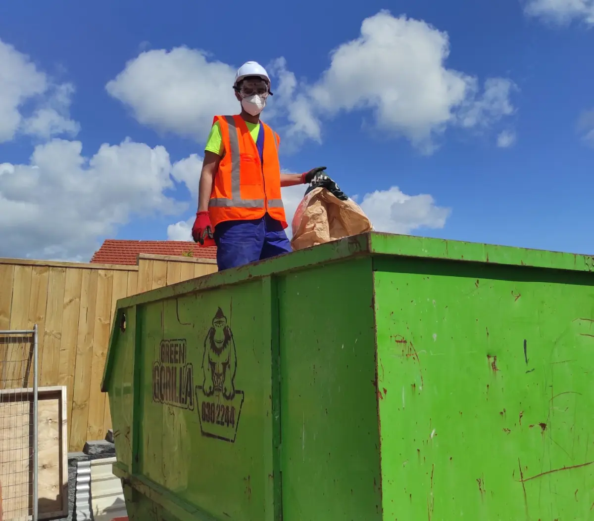 ESRC’s Research Associate German Hernandez auditing a Fletcher Living site