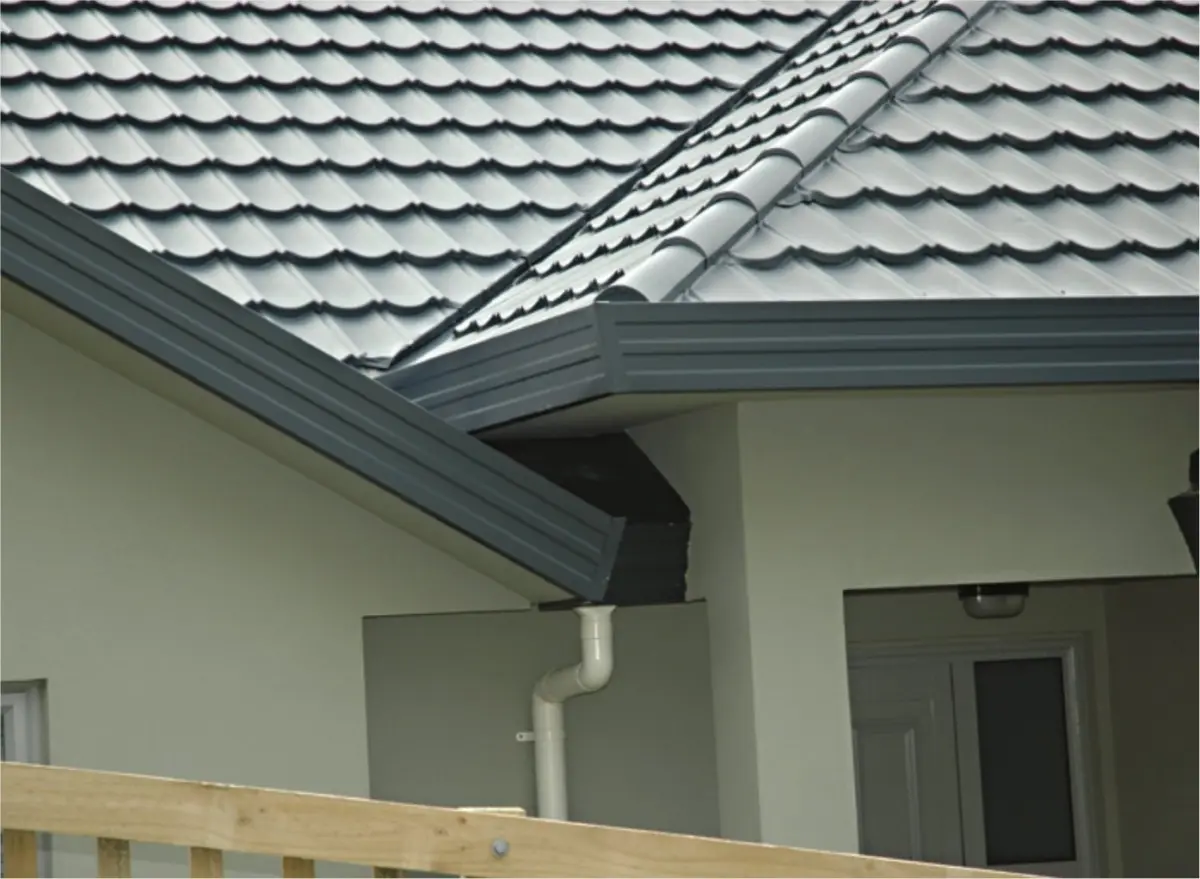 A photo showing a closer look at drainage
