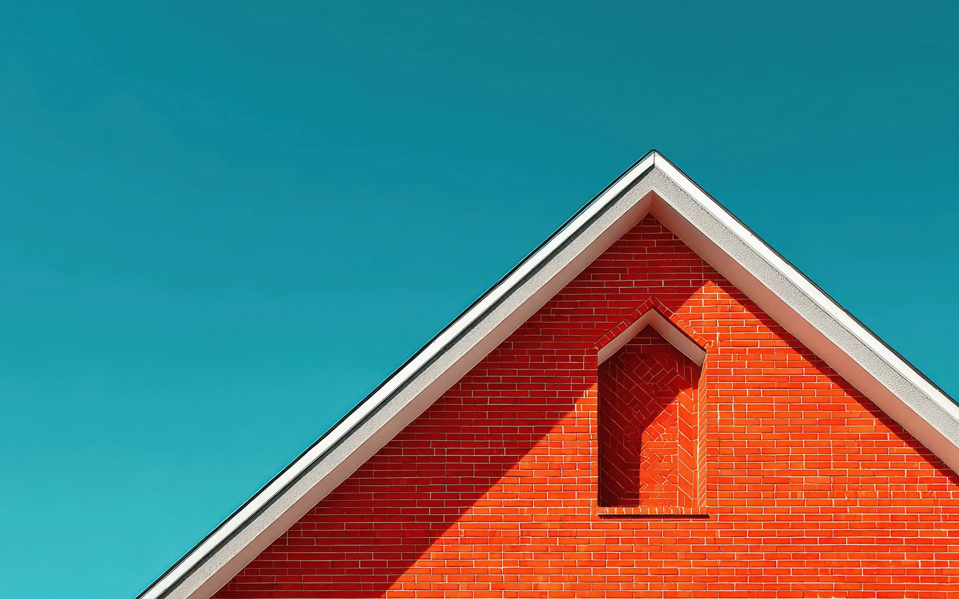 Strengthening brick gable-ended roofs