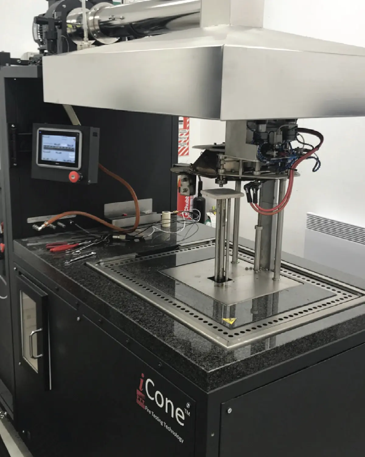cone calorimeter in BRANZ fire lab