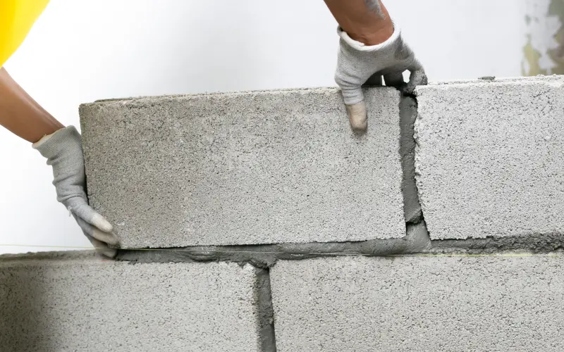 Ground clearances for masonry construction