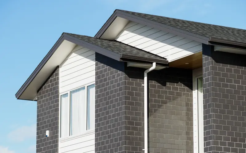 Brick veneer over habitable spaces