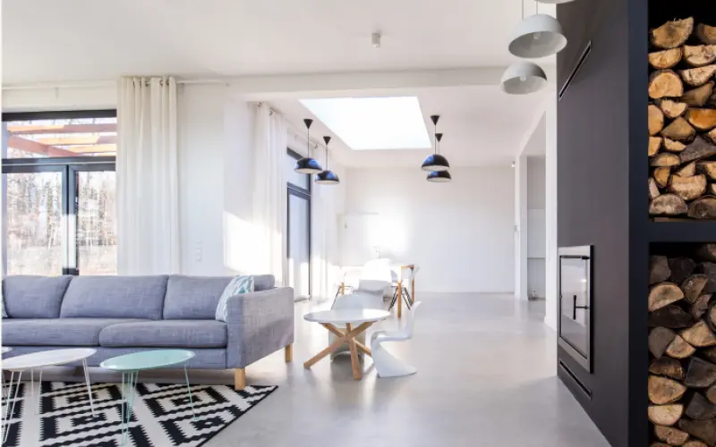 Rule of thumb 2: Expose the concrete floor slab