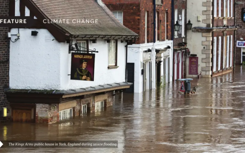 National flood risk management in the UK and Wales