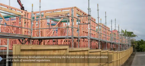 Firefighter access and housing intensification