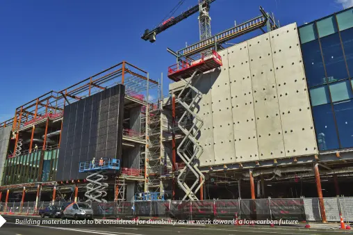 How material durability influences embodied carbon