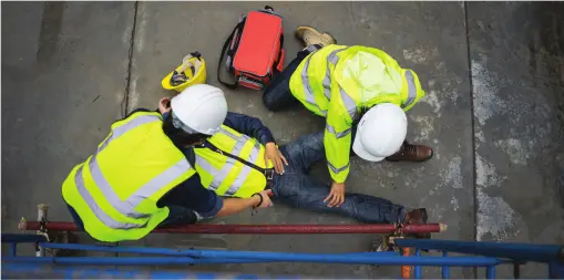 When there’s an accident on site