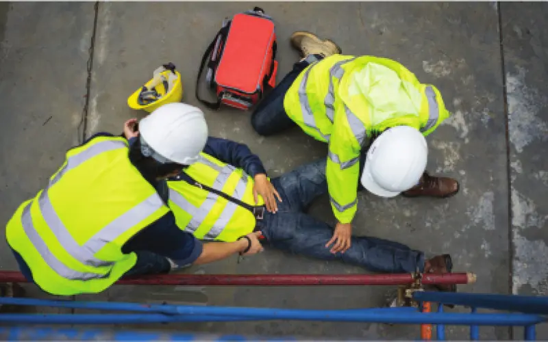 When there’s an accident on site