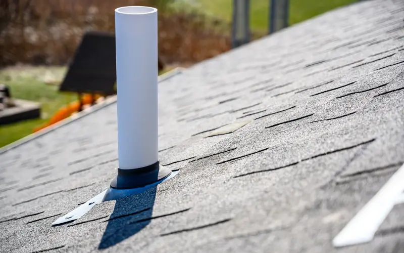 Pipe penetration through roof