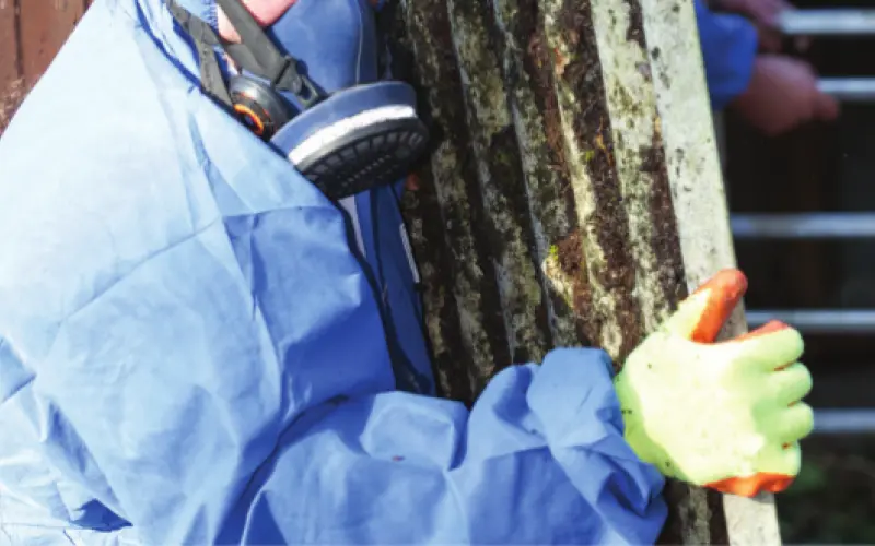 Removing asbestos