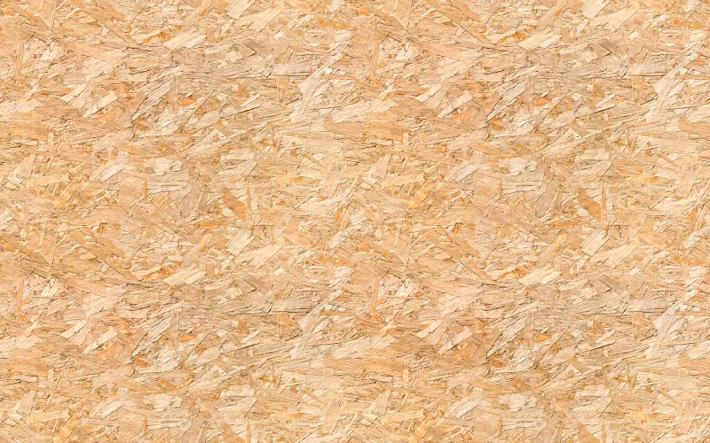 Clearance under particleboard floor