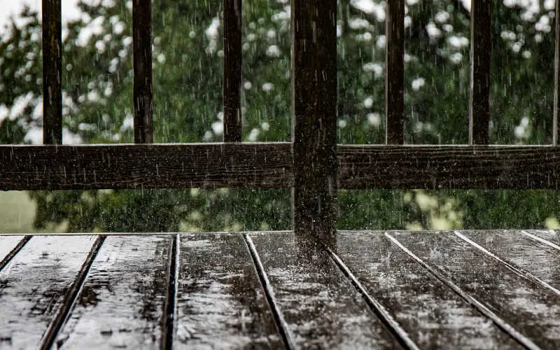 Deck drainage design