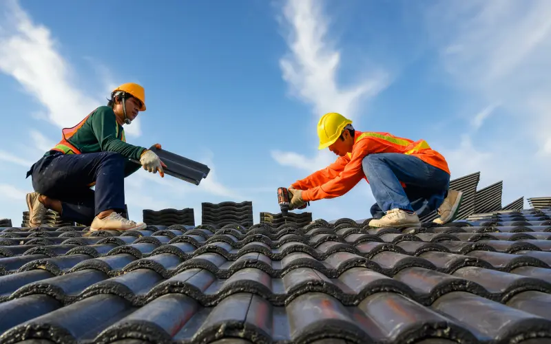 Replacing a concrete or masonry tile roof