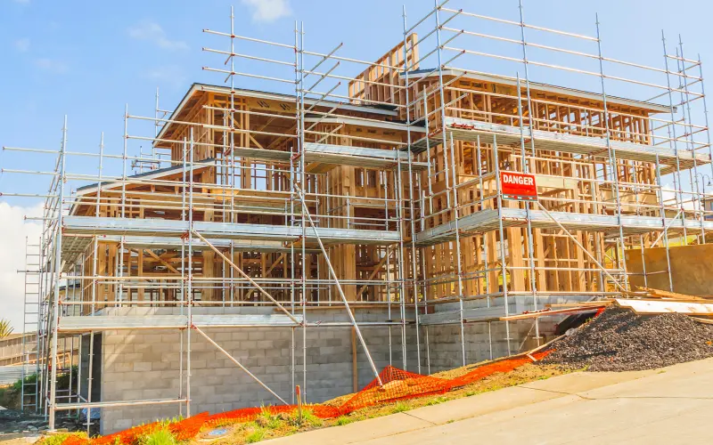 Scaffolding in the frame