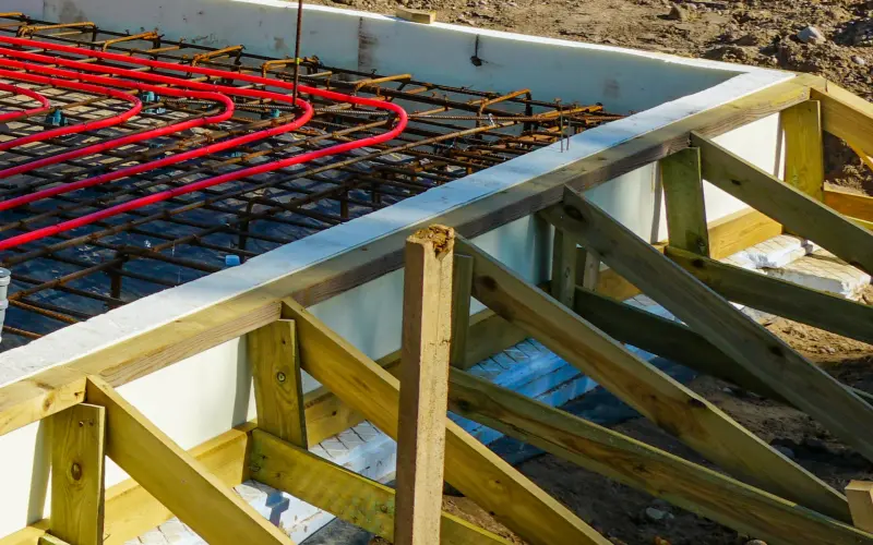 Slab edge insulation