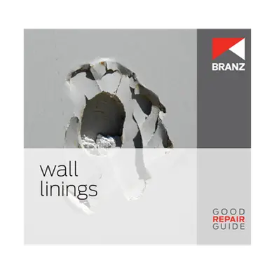 Good Repair Guide: Wall linings (PDF)
