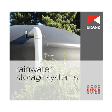 Good Repair Guide: Rainwater storage systems (PDF)