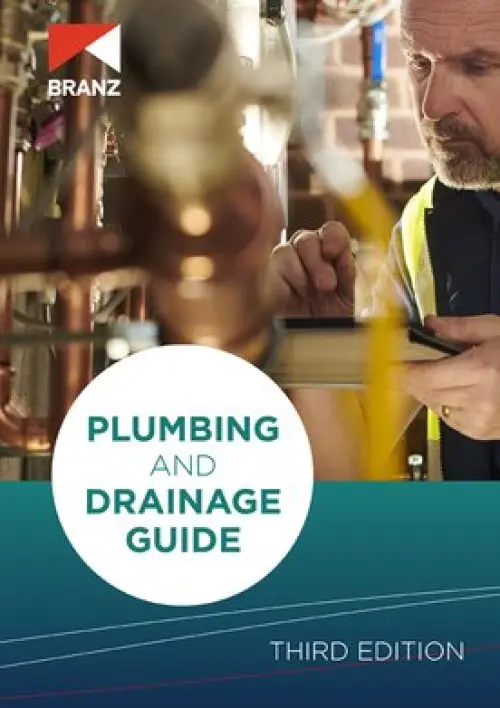 BRANZ Plumbing and Drainage Guide 3rd Edition book over