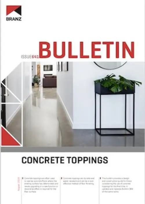 Image of concrete toppings