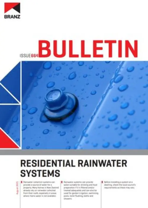 Image of residential rainwater systems