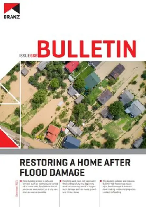 Image of restoring a home after flood damage