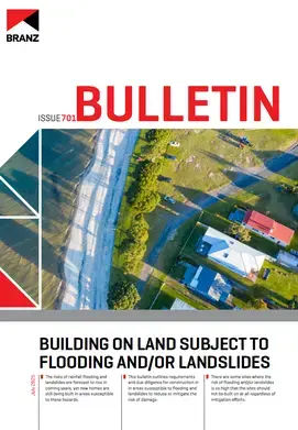 BU701 Building on land subject to flooding and/or landslides