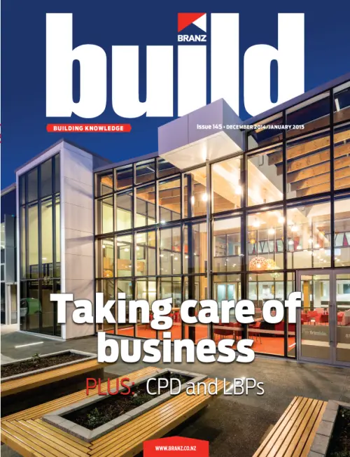 Build 145 Taking care of business Cover