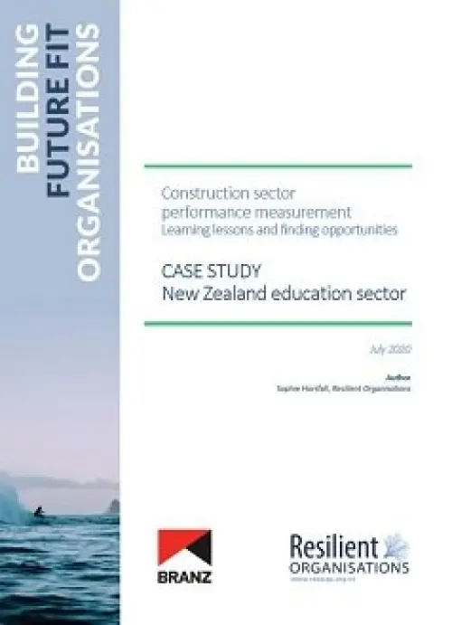 Image of Construction sector performance measurement #3: New Zealand education sector