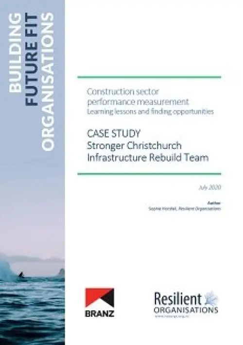 Image of Construction sector performance measurement #5: Stronger Christchurch Infrastructure Rebuild Team