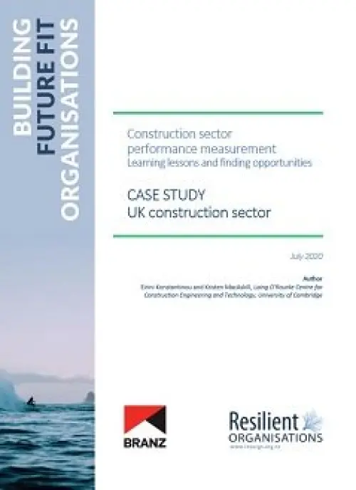 Image of Construction sector performance measurement #7: UK construction sector