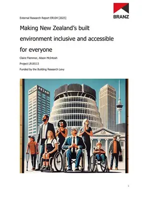 ER104 Making New Zealand’s built environment inclusive and accessible for everyone