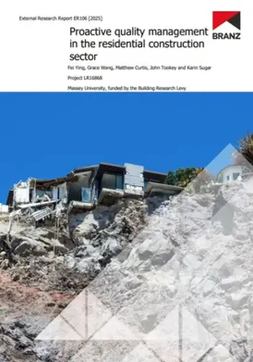 Image of Proactive quality management in the residential construction sector