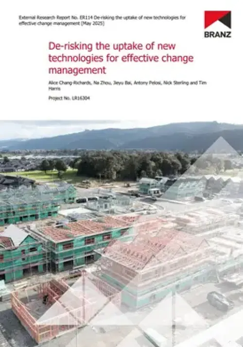 Image of De-risking the uptake of new technologies for effective change management