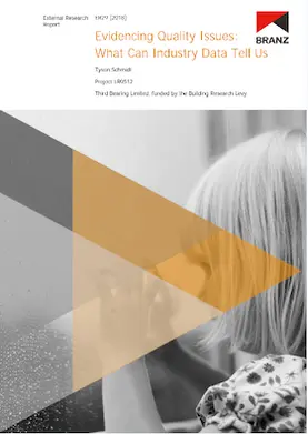 ER29 Evidencing quality issues: What can industry data tell us?
