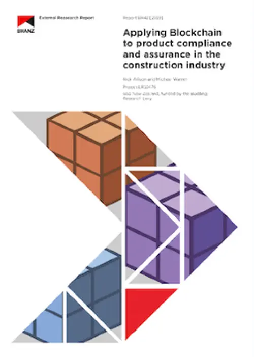 Image of Applying blockchain to product compliance and assurance in the construction industry