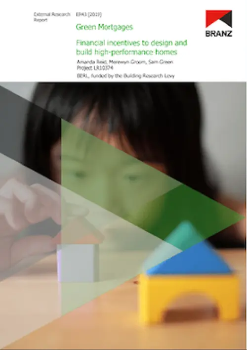 Image of Green mortgages: Financial incentives to design and build high-performance homes