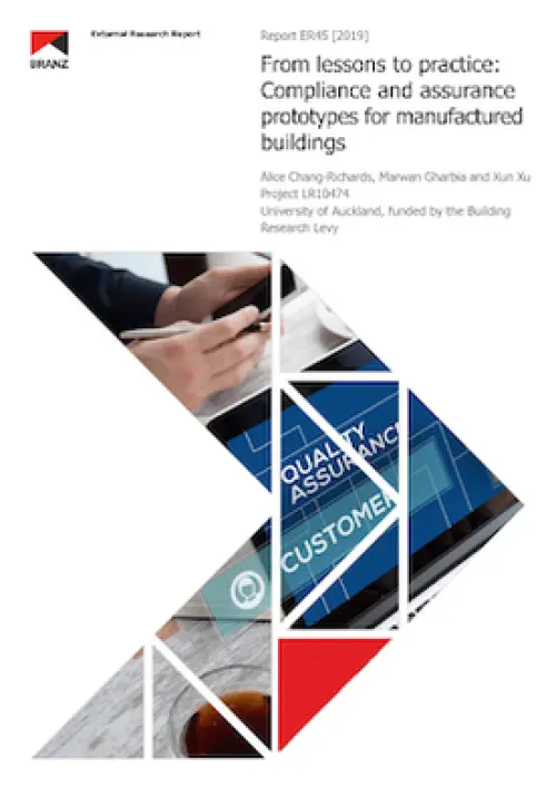 Image of from lessons to practice: Compliance and assurance for manufactured buildings