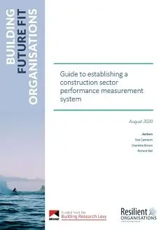 ER55A Construction sector performance measurement: End user guide