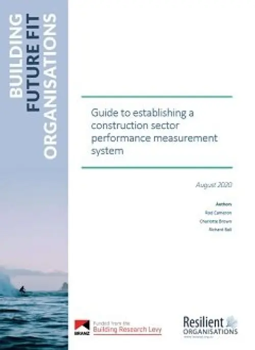 Image of Construction sector performance measurement: End user guide 