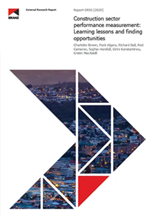 Image of Construction sector performance measurement: Learning lessons and finding opportunities