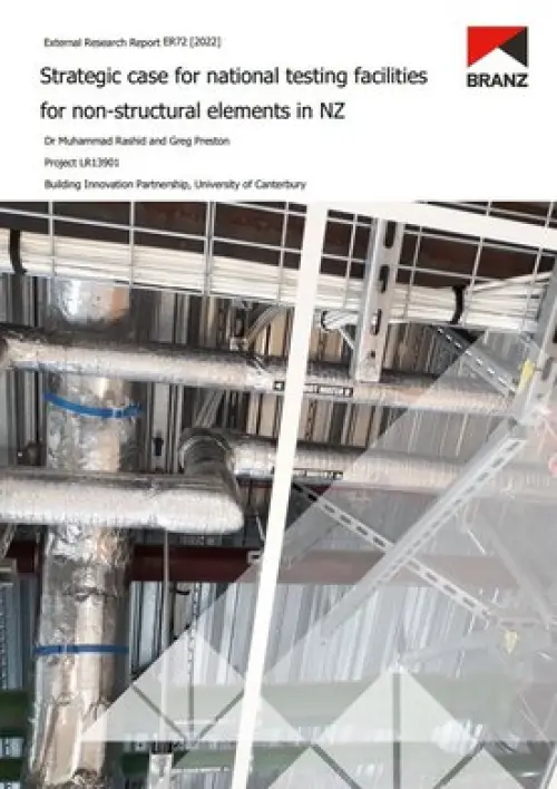 Image of Strategic case for national testing facilities for non-structural elements in NZ