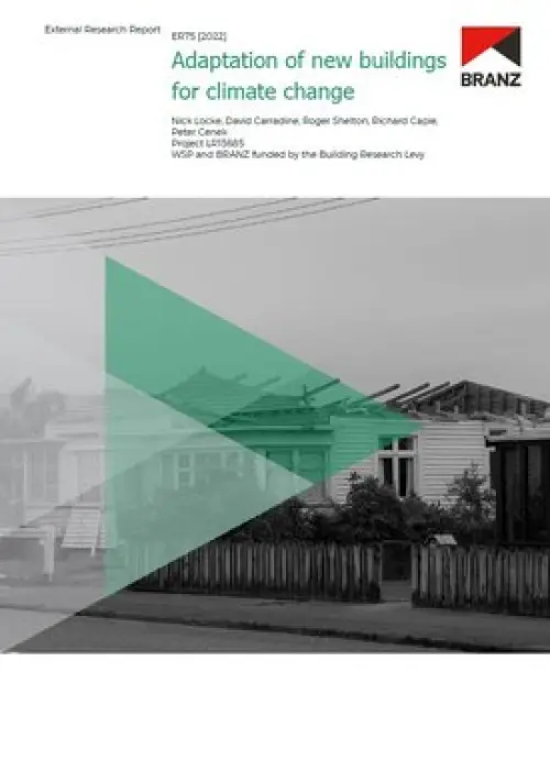 Image of Adaptation of new buildings for climate change