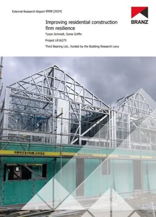 Image of Improving residential construction firm resilience