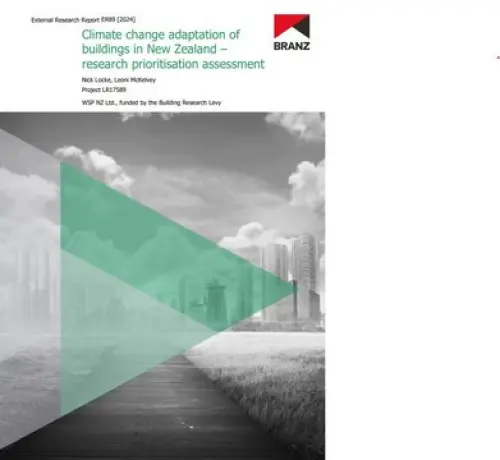 Image of Climate change adaptation of buildings in New Zealand – research prioritisation assessment