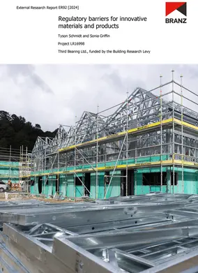 ER92 Regulatory barriers for innovative materials and products