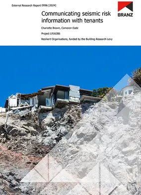 ER96 Communicating seismic risk information with tenants