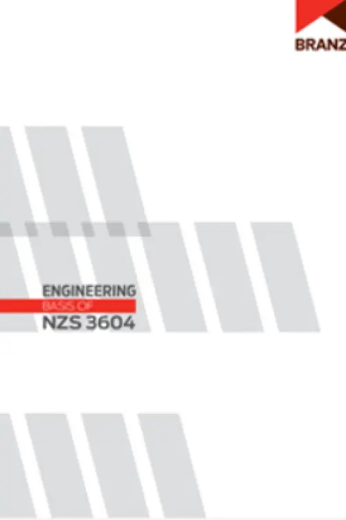 Engineering basis of NZS 3604 cover
