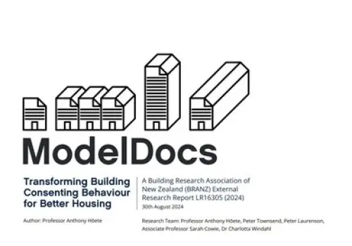 Image of ModelDocs: Transforming building consenting behaviour for better housing